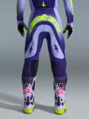 Alpinestars 2026 Supertech Scenz volwassen cross broek Paars / Fluor Geel