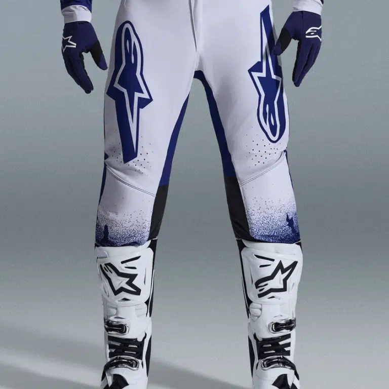 Alpinestars 2026 Supertech Scenz volwassen cross broek Grijs / Donker Blauw