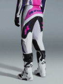 Alpinestars 2026 Fluid Grid volwassen cross broek Zwart / Grijs / Paars ( maat 38 )