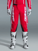 Alpinestars 2026 Fluid Apex volwassen cross broek Rood / Wit ( maat 38 )
