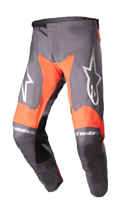 Alpinestars 2023 Racer Hoen volwassen cross broek Grijs / Hot Oranje