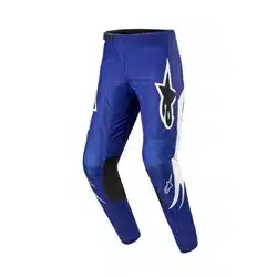 Alpinestars 2024 Fluid Lucent volwassen cross broek Blue Ray / Wit