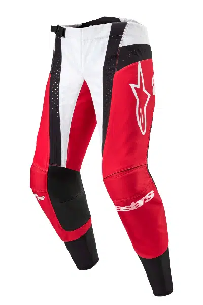 Alpinestars 2024 Techstar Ocuri Mars volwassen cross broek Rood / Wit / Zwart ( maat 30 )