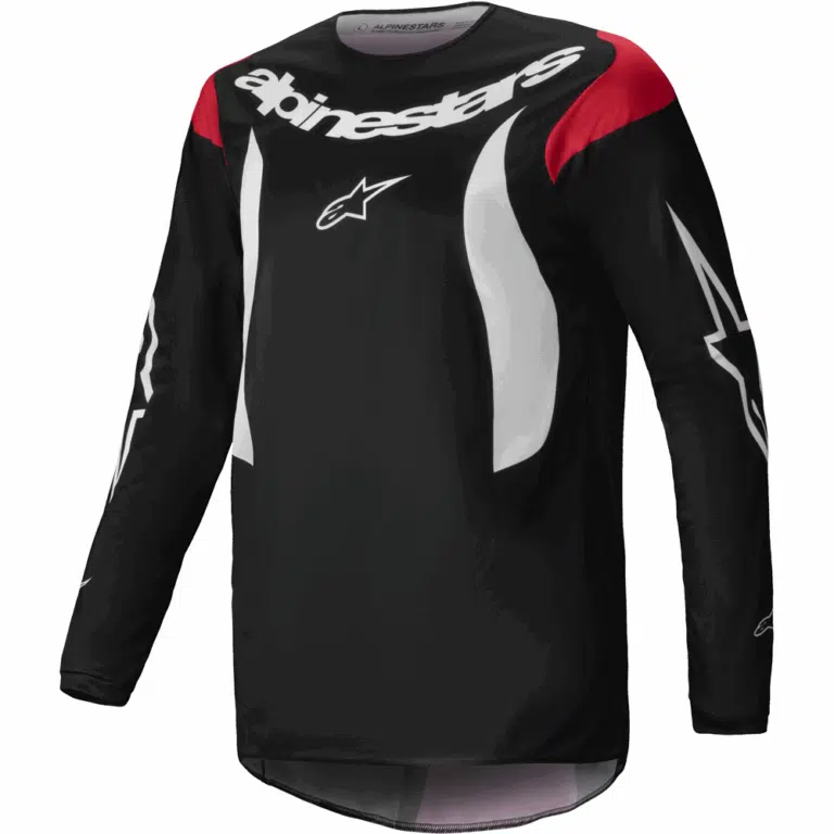 Alpinestars 2025 Fluid Haul volwassen cross shirt Zwart / Wit ( maat XXL )