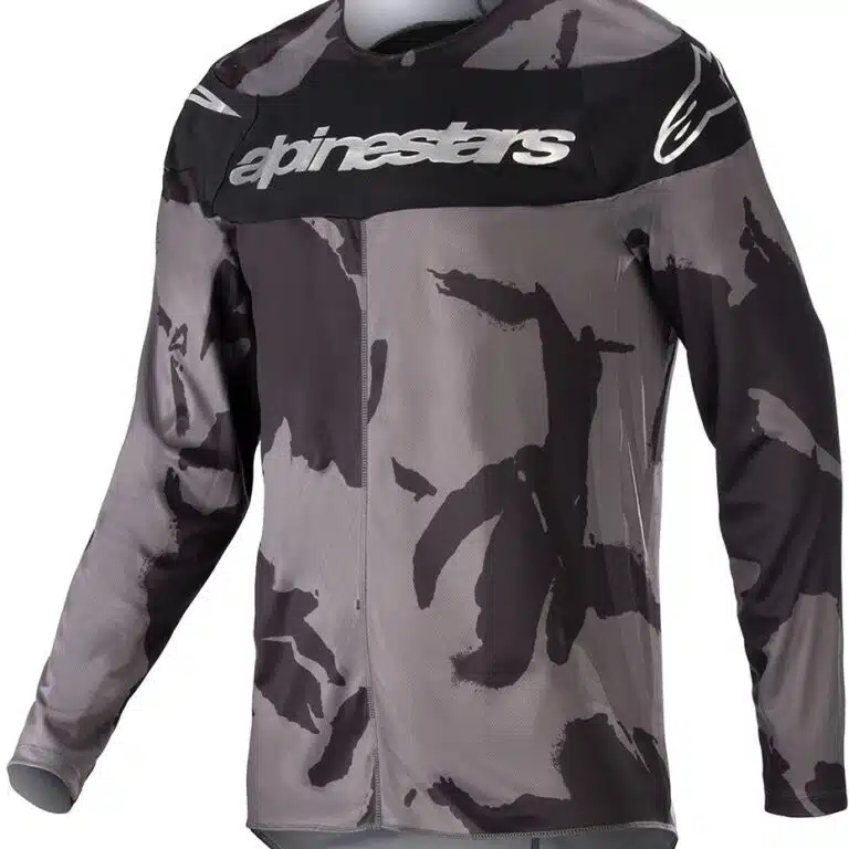 Alpinestars 2023 Racer Tactical volwassen cross shirt Grijs / Camo ( maat S )