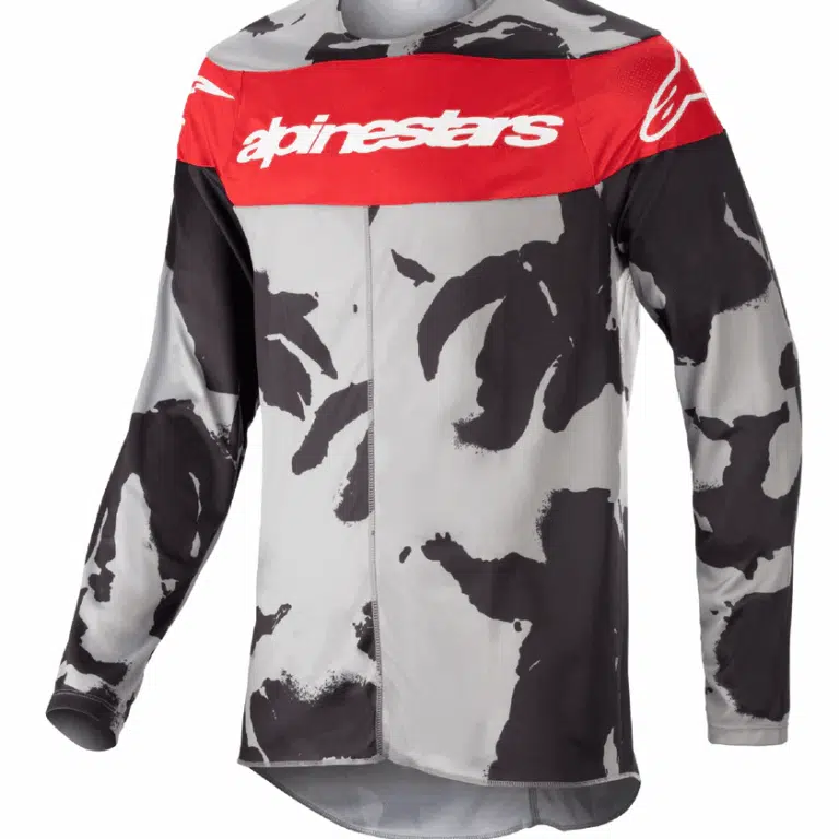 Alpinestars 2023 Racer Tactical volwassen cross shirt Rood / Camo