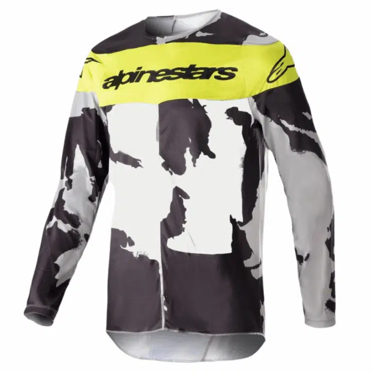 Alpinestars 2023 Racer Tactical volwassen cross shirt Geel / Camo