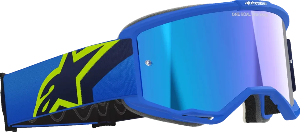 Alpinestars Vision 5 Corp Goggle – Blue/Yellow / Mirror Blue