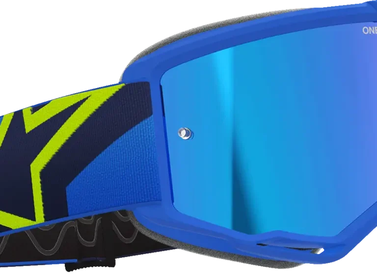 Alpinestars Vision 5 Corp Goggle – Blue/Yellow / Mirror Blue