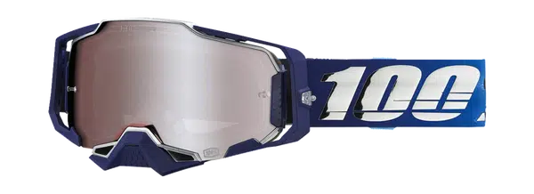 100% Armega Novel Crossbril - Zilvere spiegel lens