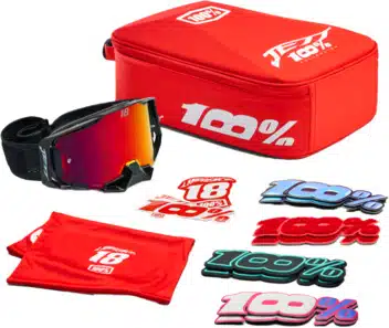 100% Armega Jett Lawrence Special Limited Edition - Mirror Hiper red Lens ( 2026 collection )