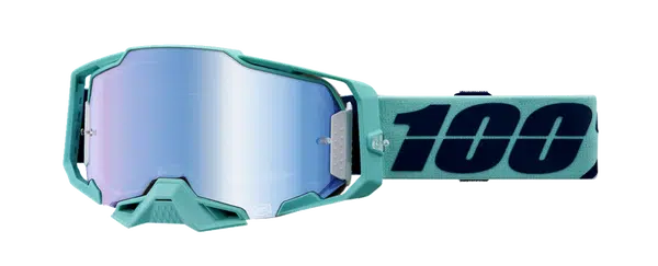 100% Armega Esterel Crossbril - Blauwe spiegel lens