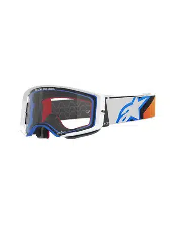 Alpinestars Supertech Corp Goggle โ Blue Orange Clear