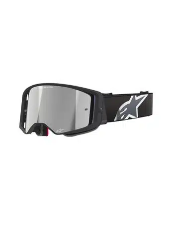 Alpinestars Supertech Corp Goggles โ Black/Grey Mirror Silver
