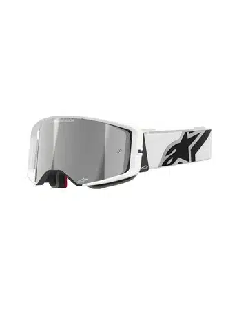 Alpinestars Supertech Corp Goggle โ White Mirror Silver