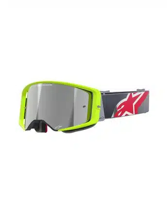 Alpinestars Supertech Corp Goggle โ Yellow Fluo Red Mirror Silver