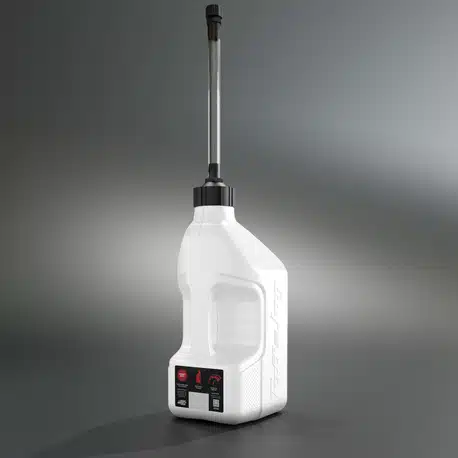 Tuff Jug brandstoftank wit standard cap en automatische stop tuit 10 liter ( GEN 3 )
