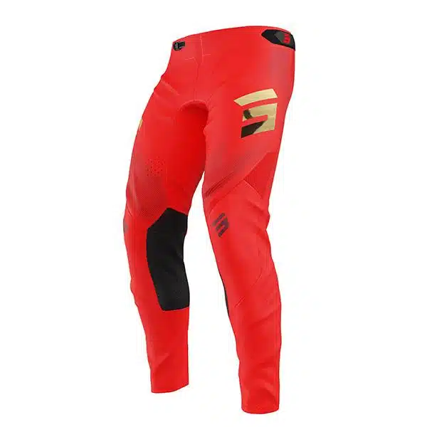 Shot MX Cross Broek Volwassen Aerolite Space Rood 2026 Collectie