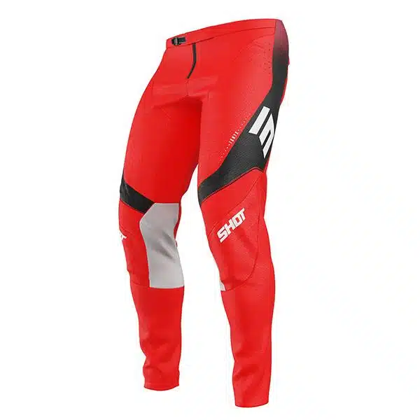 Shot MX Cross Broek Volwassen Contact Ionyx Rood 2026 Collectie