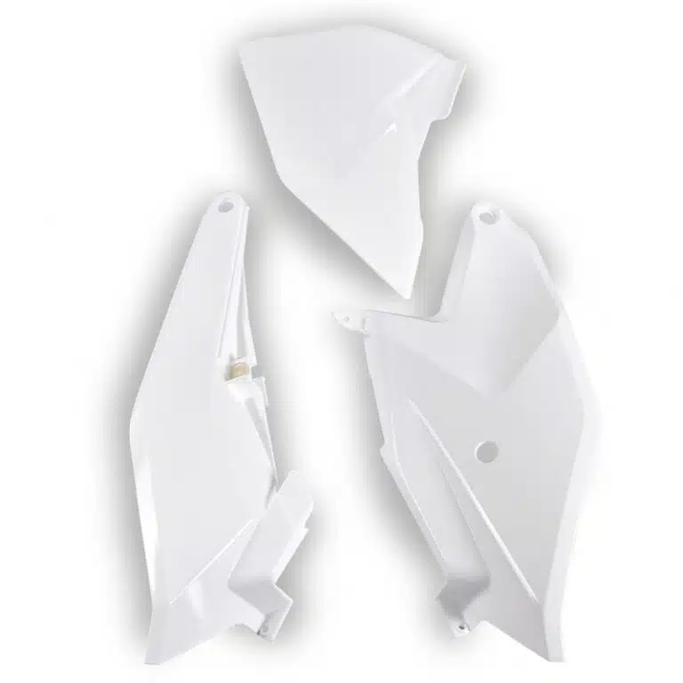 UFO zijnummerborden + Luchtfilterkap Wit 2020 KTM SX 85 2018- & Gas Gas MC 85 2021-