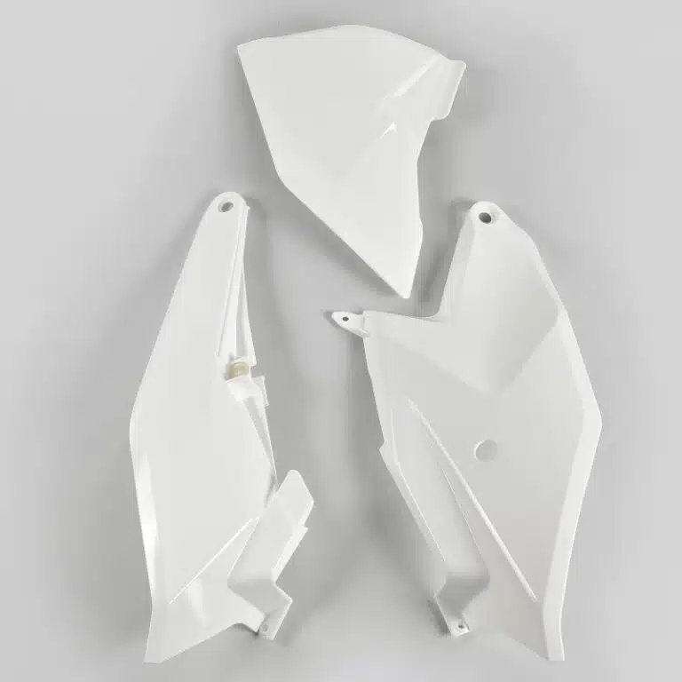 UFO zijnummerborden + Luchtfilterkap Wit KTM SX 85 2018- & Gas Gas MC 85 2021-