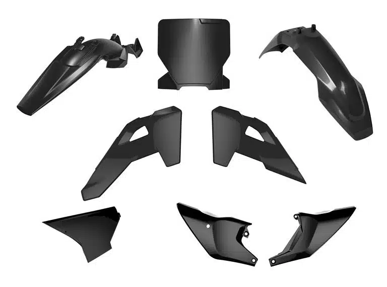 Racetech plastic kit Zwart Husqvarna TC 85 2025-