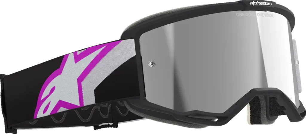 Alpinestars Vision 5 Corp LT Goggle – Gray/Purple / Mirror Silver