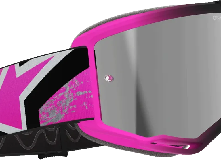 Alpinestars Vision 8 Lahnd Goggle – Iron/Pink / Mirror Silver