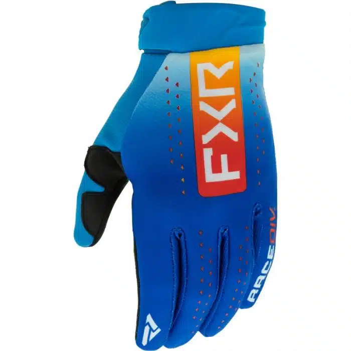 FXR Youth Reflex MX Glove – Blue/Tangerine (Youth S)