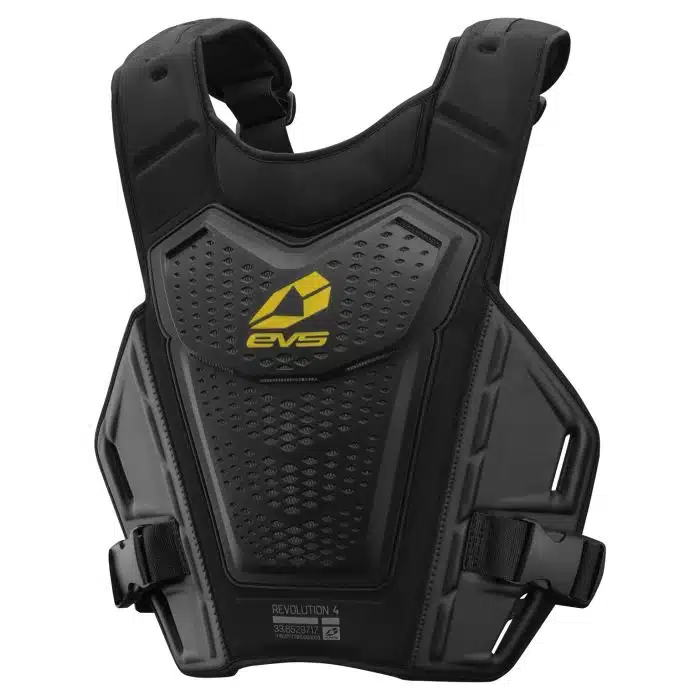 EVS Revo 4 Body Protection โ Black/Hi-Viz (L/XL)