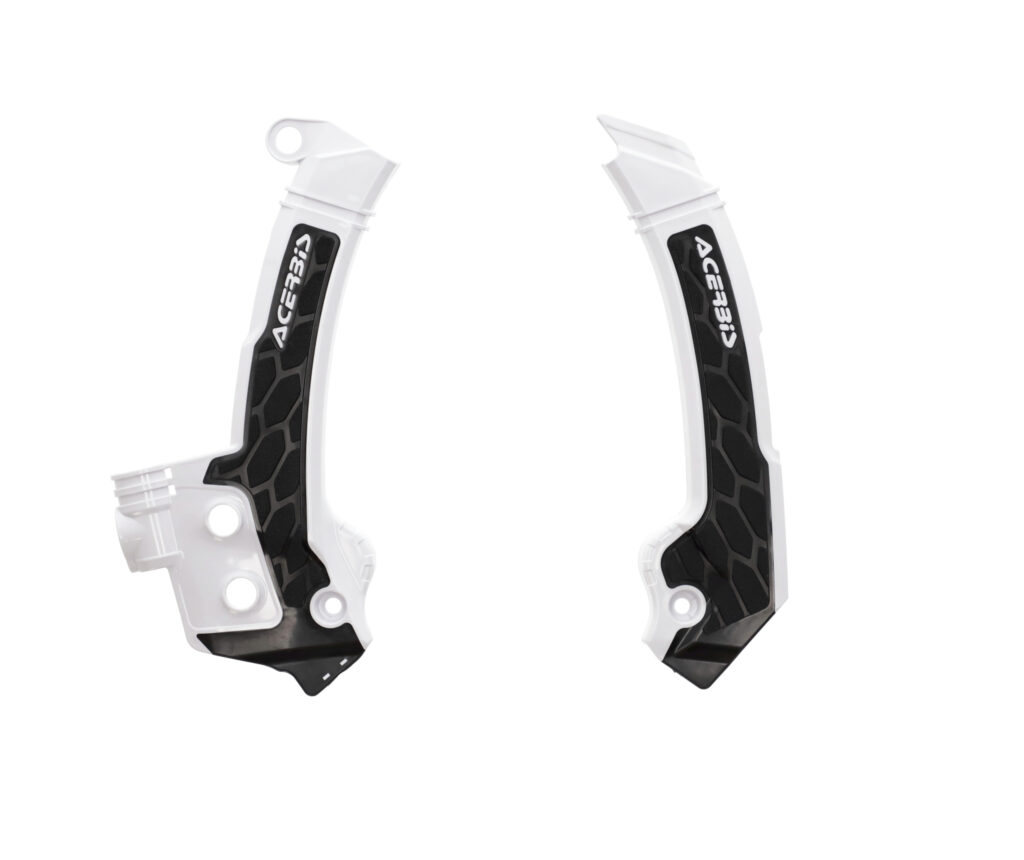 Acerbis X-Grip frame beschermers Zwart / Wit Husqvarna TC 125/250 2023- & FC 250/350/450 2023- & TE 150i/250i/300i 2024- & FE 250/350/450/501 2024-
