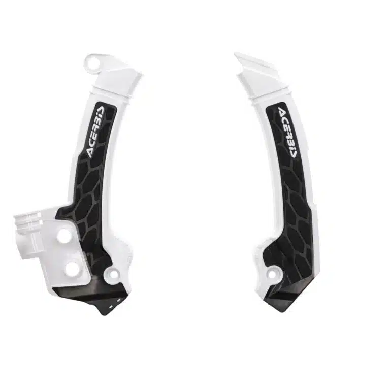 Acerbis X-Grip frame beschermers Zwart / Wit Husqvarna TC 125/250 2023- & FC 250/350/450 2023- & TE 150i/250i/300i 2024- & FE 250/350/450/501 2024-