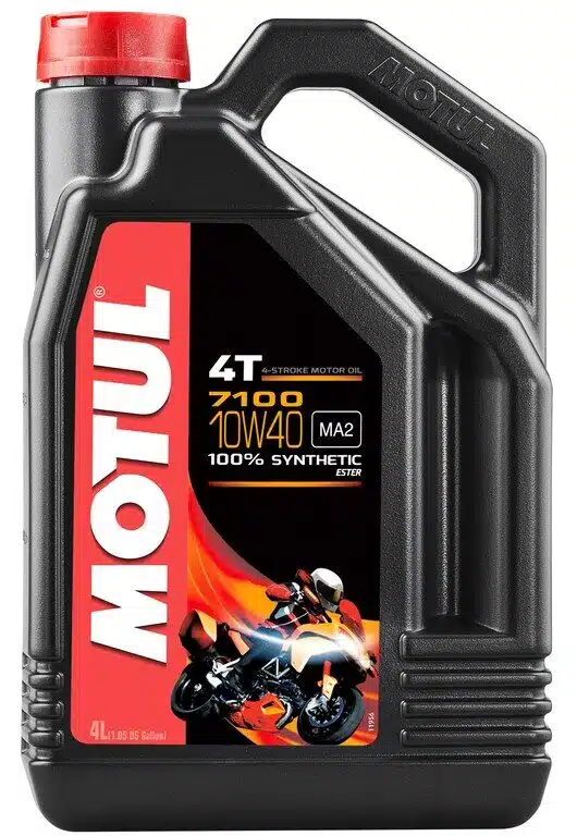 MOTUL 7100 4T motorolie - 10W40 4 liter 100% synthetisch