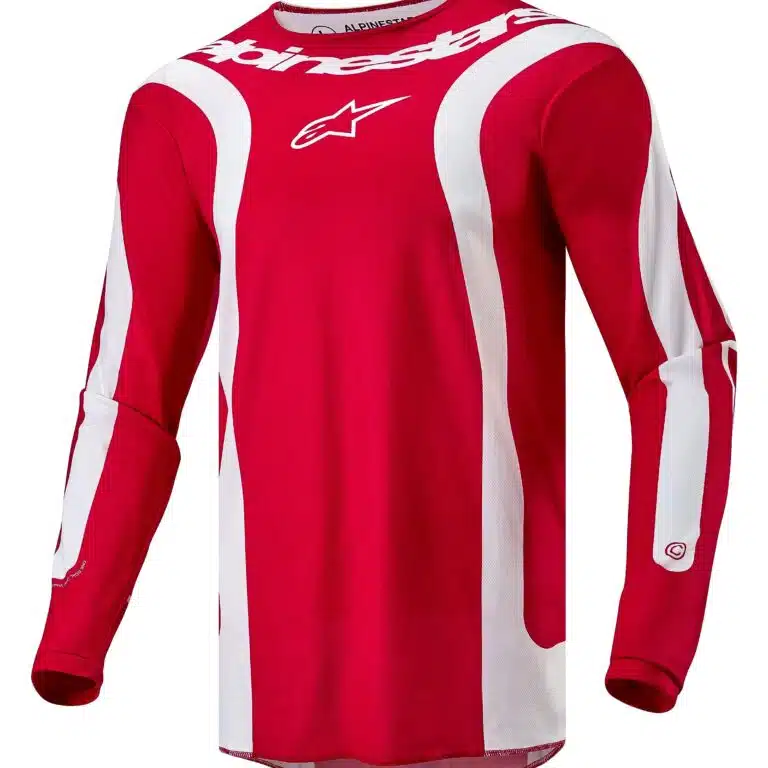 Alpinestars 2024 Fluid Lurv Mars volwassen cross shirt Rood / Wit