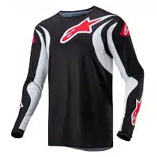 Alpinestars 2024 Fluid Lucent volwassen cross shirt Zwart / Wit