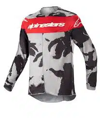 Alpinestars 2023 Racer Tactical Kinder cross shirt Rood / Camo