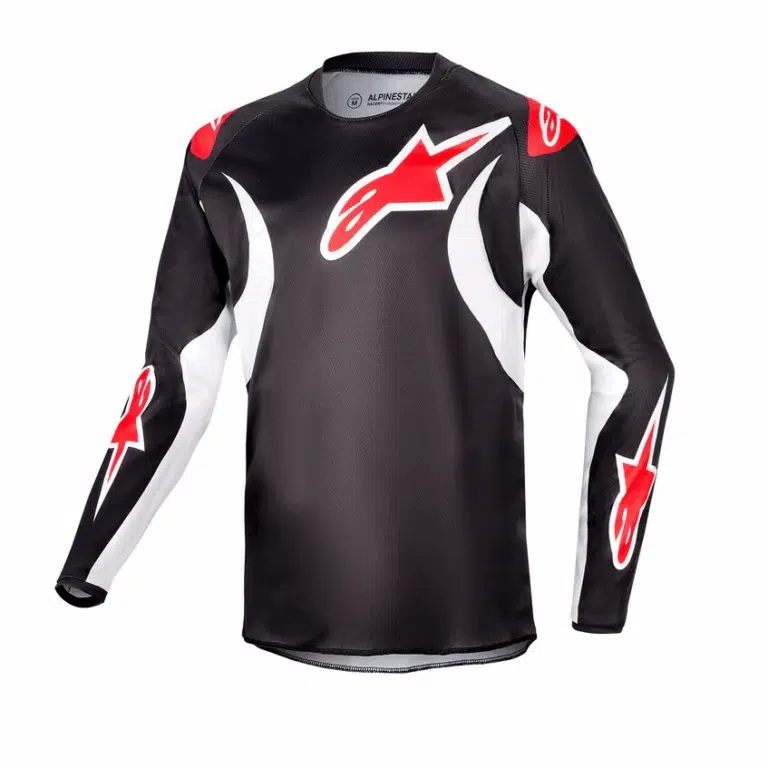 Alpinestars 2024 Racer Lucent Kinder cross shirt Zwart / Wit