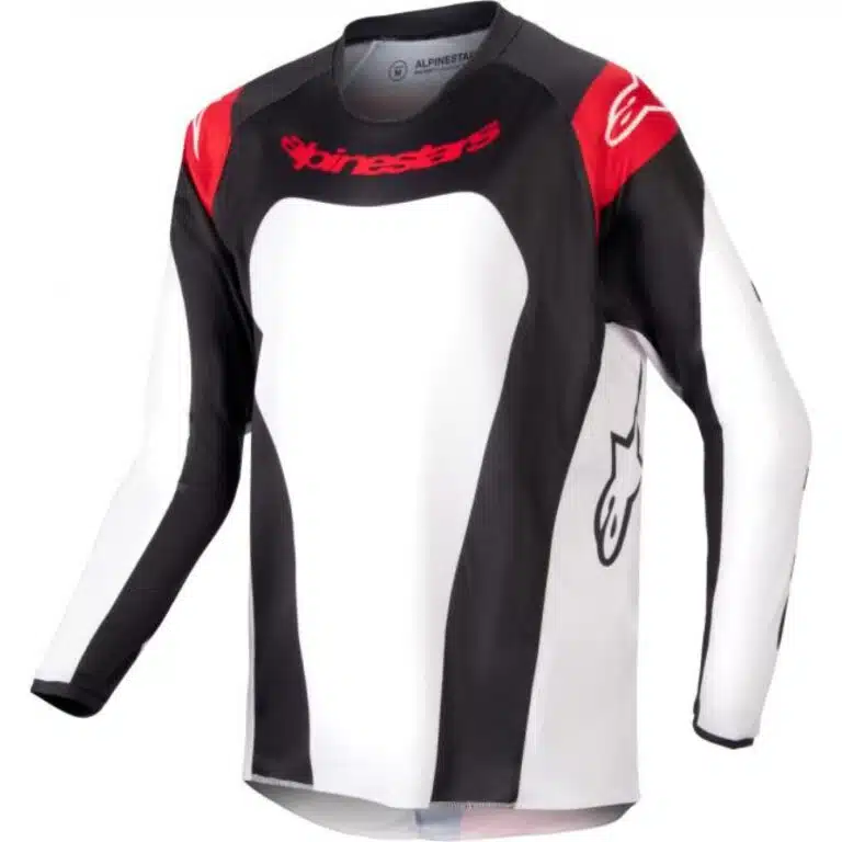 Alpinestars 2024 Racer Ocuri Kinder cross shirt Rood / Wit / Zwart