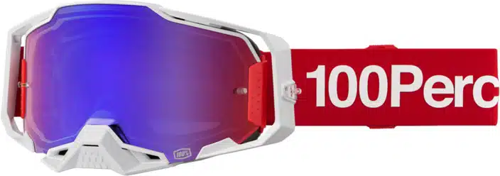 100% Armega Crossbril Corbin - Red / Blue mirror lens ( 2025 collection )