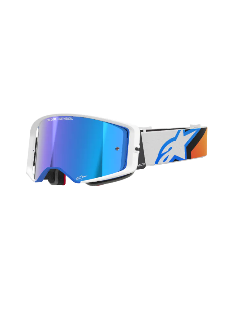 Alpinestars Supertech Corp Goggle – Blue/Orange Mirror Blue
