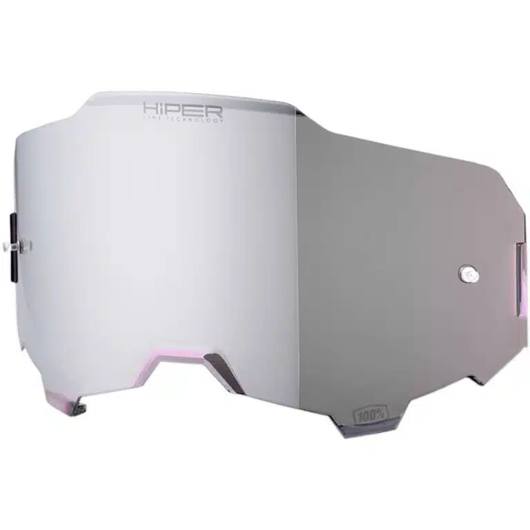 100% Mirror Silver Lens voor 100% Armega Hiper crossbril