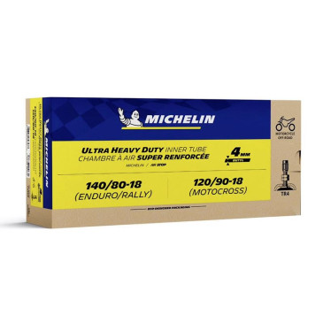 Michelin extra dikke binnenband 4mm 120/90-18 & 140/80-18