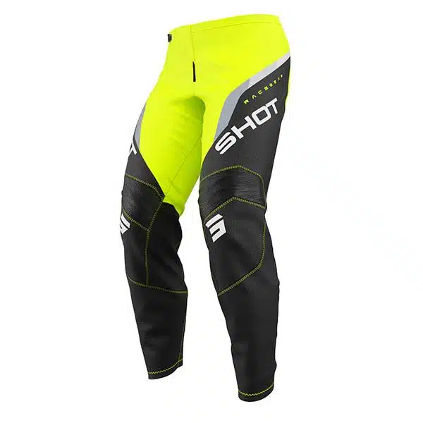 Shot MX Cross Broek Kinderen Draw Daytona Fluor Geel 2026 Collectie