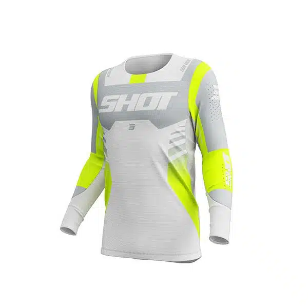 Shot MX Cross Shirt Volwassen Aerolite Sprint Grijs 2026 Collectie