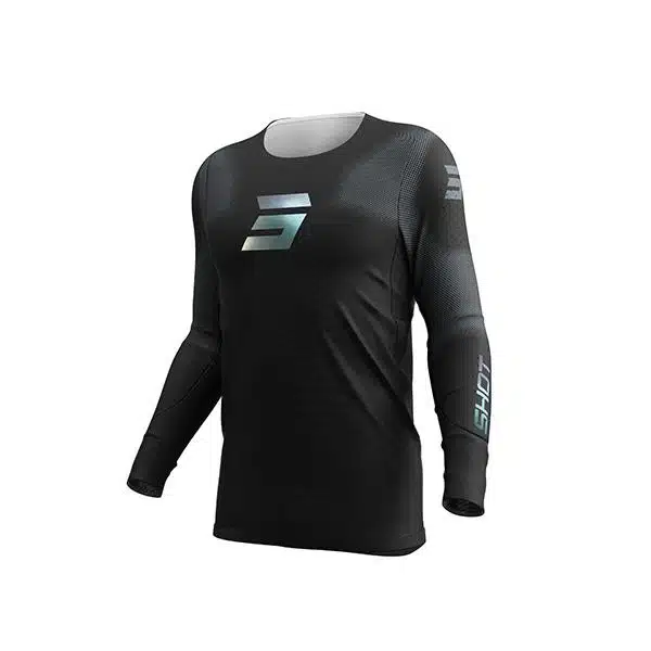Shot MX Cross Shirt Volwassen Aerolite Space Zwart 2026 Collectie