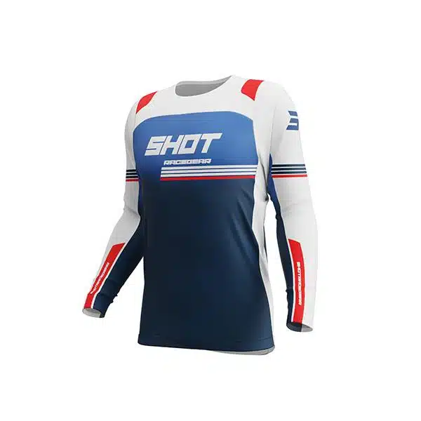 Shot MX Cross Shirt Volwassen Contact Linear Patriot 2026 Collectie