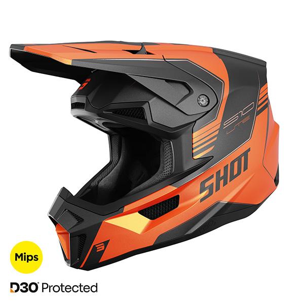 Shot MX Crosshelm Lite S10 Oranje Mat Volwassenen  2026 Collectie