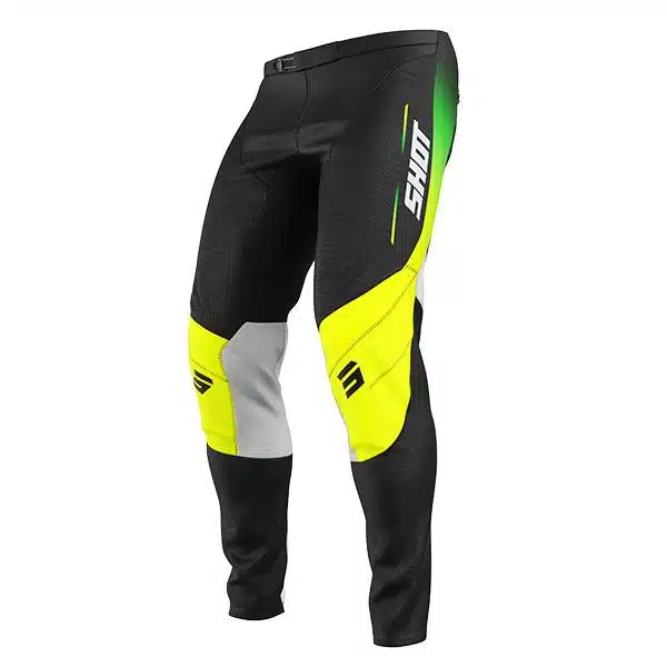 Shot MX Cross Broek Kinderen Contact Apex Fluor Geel 2026 Collectie