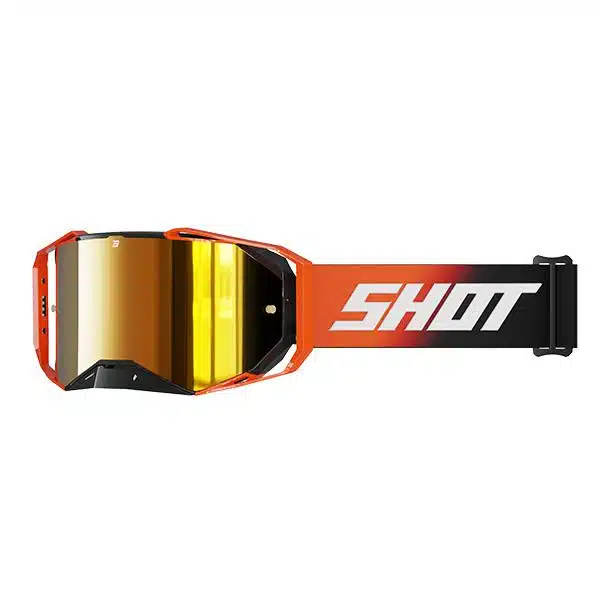 Shot Lite Iridium Solid Oranje Glossy Crossbril 2026 Collectie