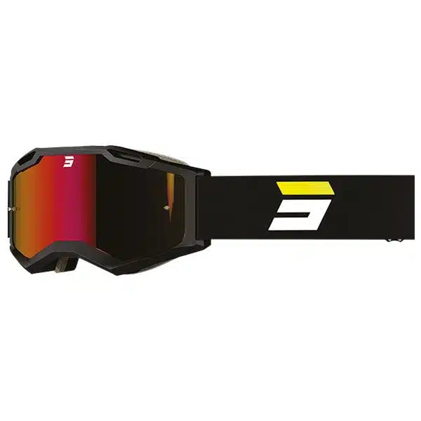 Shot Iris 2.0 Tech Zwart Fluor Geel Matt Crossbril 2026 Collectie